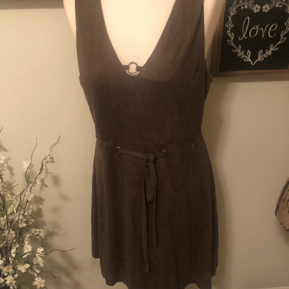 Andree by Unit Faux Suede Dress
